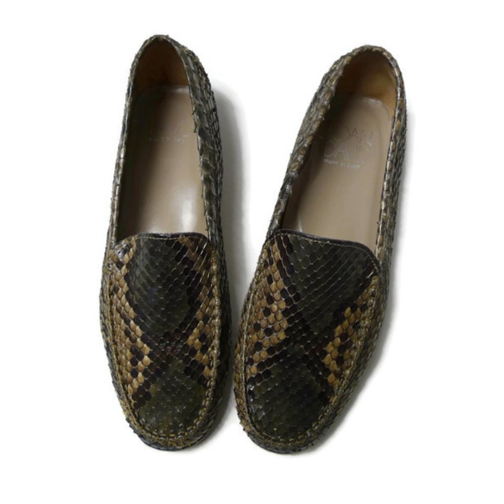 Joan and David snakeskin loafers . made in Italy - Picture 6 of 7